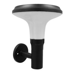 Alternative view of GLOBOSTAR® SOLARTIS 12129 Μοντέρνο Φωτιστικό Τοίχου - Απλίκα LED 10W 1000lm 180° με Ενσωματωμένο Φωτοβολταϊκό Panel 6V 5W & Επαναφορτιζόμενη Μπαταρία Li-ion 3.2V 6000mAh με Αισθητήρα Ημέρας-Νύχτας Αδιάβροχο IP65 Ψυχρό Λευκό 6000K - Γκρι Ανθρακί - Μ26 x Π33 x Υ28cm - 2 Χρόνια Εγγύηση