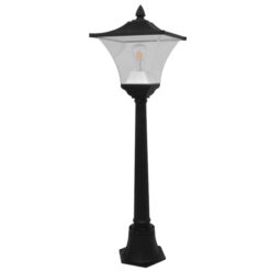 Alternative view of GLOBOSTAR® DIRAHIO 12148 Φωτιστικό Κολωνάκι Κήπου με Ντουί 1 x E27 120° AC 220-240V Αδιάβροχο IP65 - Γκρι Ανθρακί - Μ32 x Π32 x Υ109cm