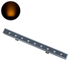 Alternative view of GLOBOSTAR® WASHERMARGO 90171 Μπάρα Φωτισμού Wall Washer LED 9W 945lm 30° DC 24V Αδιάβροχο IP65 Ultra Θερμό Λευκό 2200K Dimmable - Bridgelux SMD Chip - Γκρι Ανθρακί - Μ50 x Π4 x Υ5cm - 3 Χρόνια Εγγύηση