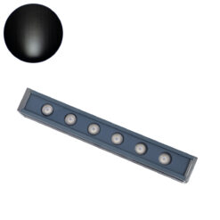 Alternative view of GLOBOSTAR® WASHERMARGO 90181 Μπάρα Φωτισμού Wall Washer LED 6W 720lm 30° DC 24V Αδιάβροχο IP65 Ψυχρό Λευκό 6000K Dimmable - Bridgelux SMD Chip - Γκρι Ανθρακί - Μ30 x Π4 x Υ5cm - 3 Χρόνια Εγγύηση