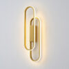ΑΠΛΙΚΑ ΤΟΙΧΟΥ ΑΛΟΥΜΙΝΙΟ LED 18W 2340Lm 3000K 140x500mm ΧΡΥΣΟ ARTE ILLUMINA ELIX EUROLAMP 144-18094