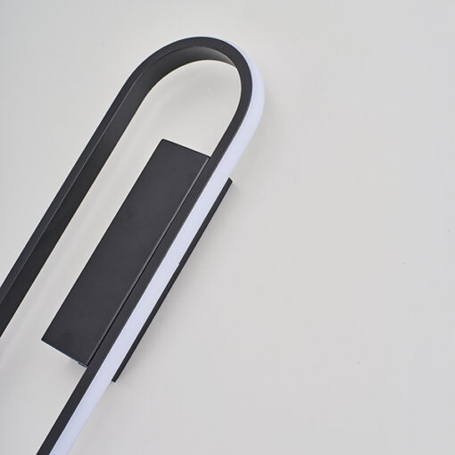 ΑΠΛΙΚΑ ΤΟΙΧΟΥ ΑΛΟΥΜΙΝΙΟ LED 11W 1430Lm 3000K 100x500mm ΜΑΥΡΟ ARTE ILLUMINA ELIX EUROLAMP 144-18096