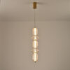 ΦΩΤΙΣΤΙΚΟ ΚΡΕΜΑΣΤΟ ΓΥΑΛΙ-ΜΕΤΑΛΛΟ LED 24W 1900Lm 3000K 250x860x1460mm TRIAC DIMMING ΔΙΑΦΑΝΕΣ ARTE ILLUMINA VERENA EUROLAMP 144-24170
