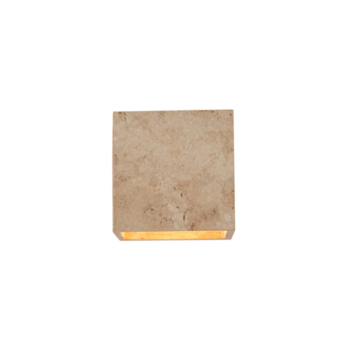 ΑΠΛΙΚΑ ΤΟΙΧΟΥ ΤΡΑΒΕΡΤΙΝΑ-ΓΥΑΛΙ 1XG9 MAX 7W 120X120mm ARTE ILLUMINA LITO EUROLAMP 144-50062