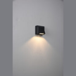 ΑΠΛΙΚΑ ΤΟΙΧΟΥ ΑΛΟΥΜΙΝΙΟΥ 3W 289Lm 3000K 82x78x65mm IP54 ΜΑΥΡΗ ARTE ILLUMINA EUROLAMP 145-20260