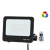 ΠΡΟΒΟΛΕΑΣ LED 50W SMD RGBW 100-265V IP66 ΜΑΥΡΟΣ PLUS EUROLAMP 147-69391