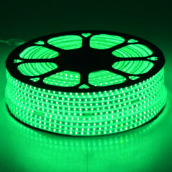 Alternative view of GLOBOSTAR® EPISLIM 70505 Ταινία LED 12W/m 780lm/m 120° DC 220-240V Αδιάβροχη IP65 96 x SMD2835 Chip/m Πράσινο Dimmable - Epistar SMD Chip - Μ100 x Π1 x Υ0.5cm - 3 Χρόνια Εγγύηση