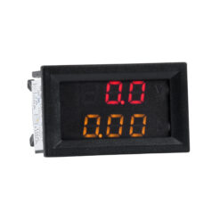 Alternative view of GLOBOSTAR® VOLTAMPERE 79988 Ψηφιακό Όργανο Μέτρησης Τάσης Βολτόμετρο από DC 0 έως 100V & Αμπερόμετρο από 0 έως 9.99A με Οθόνη LED IP20 Κόκκινο & Πορτοκαλί - Μ5 x Π1.5 x Υ3cm - 2 Χρόνια Εγγύηση