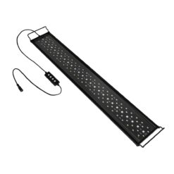GLOBOSTAR® AQUARIUS 79681 Φωτιστικό Ενυδρείου με Ενσωματωμένο Χειριστήριο LED 22W 1100lm 120° AC 220-240V Αδιάβροχο IP44 Πολύχρωμο RGBW Dimmable – Sanan SMD Chip – Μαύρο – Μ75 x Π11 x Υ3cm – 2 Χρόνια Εγγύηση