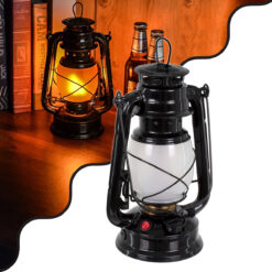 Alternative view of GLOBOSTAR® FIREWATCH 76546 Διακοσμητικό Φαναράκι LED 10W 500lm 360° Επαναφορτιζόμενο DC 5V με Μπαταρίες 2x18650 IP20 Ultra Θερμό Λευκό 1800K - Μ15 x Π11.5 x Υ23.5cm - 2 Χρόνια Εγγύηση