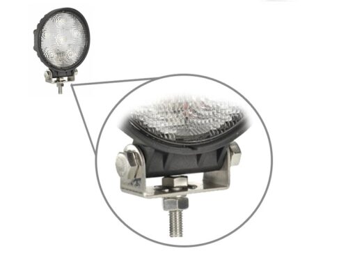 GloboStar® 30000 PRO Series Προβολέας Εργασίας – Working Light για Αυτοκίνητα & Φορτηγά Στρογγυλός 27W 10-30V 3780lm 30° Αδιάβροχος IP65 Ψυχρό Λευκό 6000k