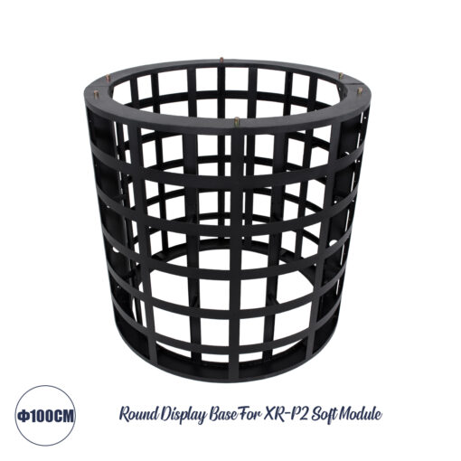 GloboStar® BASULCO 90249 Μεταλλικό Cabinet με Διάμετρο D100cm για Δημιουργία Στρόγγυλου LED Video Wall Curved με τα Εύκαμπτα Πλακίδια Ψηφιακής Οθόνης 32x16cm SKU:90232 IP20 – Φ100 x Υ96cm