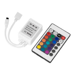 Alternative view of GloboStar® 73403 Ασύρματος LED RGB Controller με Χειριστήριο IR DC 12-24V Max 144W