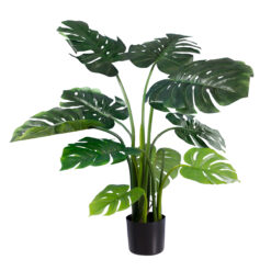 Alternative view of GloboStar® Artificial Garden MONSTERA PLANT 20002 - Τεχνητό Διακοσμητικό Φυτό Μονστέρα Υ120cm