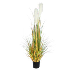 Alternative view of GloboStar® Artificial Garden PAMPAS GRASS 20105 Τεχνητό Διακοσμητικό Φυτό Γρασίδι της Πάμπας Υ150cm