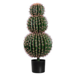 Alternative view of GloboStar® Artificial Garden FEROCACTUS 20137 Τεχνητό Διακοσμητικό Φυτό Φερόκακτος Υ85cm