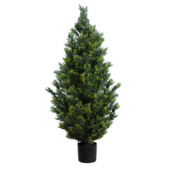 Alternative view of GloboStar® Artificial Garden CYPRESSUS LEYLANDII 20154 Τεχνητό Διακοσμητικό Φυτό Κυπαρίσσι Λέιλαντ Υ120cm