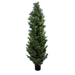 Alternative view of GloboStar® Artificial Garden CYPRESSUS LEYLANDII 20156 Τεχνητό Διακοσμητικό Φυτό Κυπαρίσσι Λέιλαντ Υ180cm