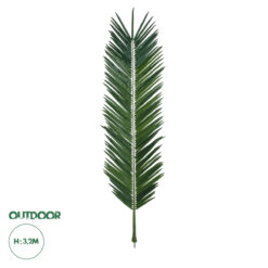 GloboStar® Artificial Garden ARECA PALM LEAF 20183 - Τεχνητό Διακοσμητικό Φύλο Φοινικόδεντρου Αρέκα Π95 x Υ320cm