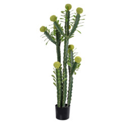 Alternative view of GloboStar® Artificial Garden CEREUS JAMACARU CACTUS 20193 Τεχνητό Διακοσμητικό Φυτό Κάκτος Κηρίος Υ120cm