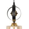 GLOBOSTAR® ZENIA 201-0134 Vintage Κρεμαστό Φωτιστικό Οροφής με Ντουί 1 x E27 AC 220-240V IP20 – Μαύρο – Μ16 x Π16 x Υ70cm