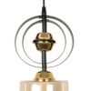 GLOBOSTAR® ZENIA 201-0134 Vintage Κρεμαστό Φωτιστικό Οροφής με Ντουί 1 x E27 AC 220-240V IP20 – Μαύρο – Μ16 x Π16 x Υ70cm