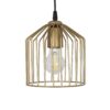 GLOBOSTAR® FLIXIO 201-0138 Vintage Κρεμαστό Φωτιστικό Οροφής με Ντουί 3 x E27 AC 220-240V IP20 – Χρυσό – Μ30 x Π30 x Υ70cm