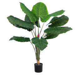 Alternative view of GloboStar® Artificial Garden TARO 20216 Τεχνητό Διακοσμητικό Φυτό Κολοκασία Υ140cm