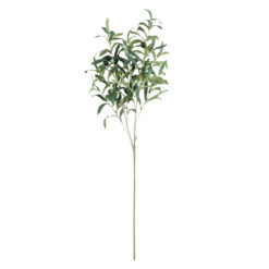 Alternative view of GloboStar® Artificial Garden OLIVE TREE BRANCH 20233 Τεχνητό Διακοσμητικό Κλαδί Ελιάς Π30 x Υ95cm