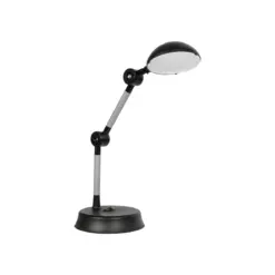 GLOBOSTAR® MICHEL 202-0061 Μοντέρνο Επιτραπέζιο Φωτιστικό Γραφείου LED 6W 540lm 120° AC 220-240V IP20 Ψυχρό Λευκό 6000K - Lumileds SMD Chip - Μαύρο - Μ15 x Π15 x Υ51cm - 2 Χρόνια Εγγύηση
