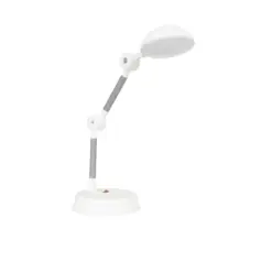 GLOBOSTAR® MICHEL 202-0062 Μοντέρνο Επιτραπέζιο Φωτιστικό Γραφείου LED 6W 540lm 120° AC 220-240V IP20 Ψυχρό Λευκό 6000K - Lumileds SMD Chip - Λευκό - Μ15 x Π15 x Υ51cm - 2 Χρόνια Εγγύηση