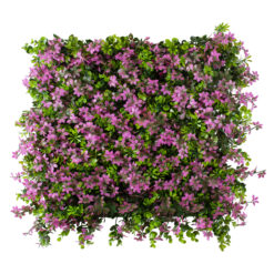 Alternative view of GloboStar® Artificial Garden CYPHEA HYSSOPIFOLIA 20350 Τεχνητό Διακοσμητικό Πάνελ Λουλουδιών - Κάθετος Κήπος σύνθεση Άνθος Κουφέας Μ50 x Π50 x Υ11cm