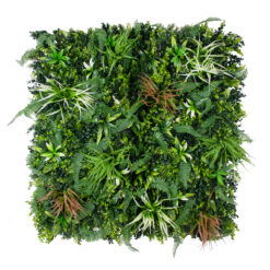 Alternative view of GloboStar® Artificial Garden JUNGLE FERN 20351 Τεχνητό Διακοσμητικό Πάνελ Φυλλωσιάς - Κάθετος Κήπος σύνθεση Ζούγκλα Φτέρης Μ100 x Π100 x Υ20cm