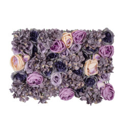 Alternative view of GloboStar® Artificial Garden ROSES STORY 20352 Τεχνητό Διακοσμητικό Πάνελ Λουλουδιών - Κάθετος Κήπος σύνθεση Μωβ & Ροζ Τριαντάφυλλα Μ40 x Π60 x Υ8cm