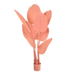 Alternative view of GloboStar® Artificial Garden SALMON STRELITZIA 20366 Τεχνητό Διακοσμητικό Φυτό Σομόν Στερλίτσια Υ120cm