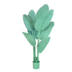 Alternative view of GloboStar® Artificial Garden TURQUOISE STRELITZIA 20368 Τεχνητό Διακοσμητικό Φυτό Τιρκουάζ Στερλίτσια Υ120cm
