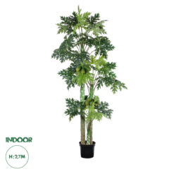 GloboStar® Artificial Garden PAPAYA TREE 20383 Τεχνητό Διακοσμητικό Φυτό Παπάγια Υ270cm