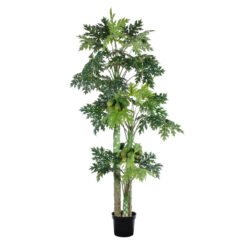 Alternative view of GloboStar® Artificial Garden PAPAYA TREE 20383 Τεχνητό Διακοσμητικό Φυτό  Παπάγια Υ270cm