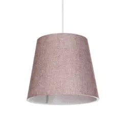GLOBOSTAR® CONEY 203-0072 Μοντέρνο Κρεμαστό Φωτιστικό Οροφής με Ντουί 1 x E27 AC 220-240V IP20 - Ροζ - Μ26 x Π26 x Υ25cm