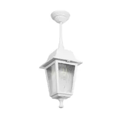 GLOBOSTAR® SOLME 203-0219 Vintage Φωτιστικό Οροφής με Ντουί 1 x E27 AC 220-240V IP44 - Λευκό - Μ15 x Π15 x Υ27cm