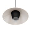 GLOBOSTAR® STORM 203-0293 Μοντέρνο Κρεμαστό Φωτιστικό Οροφής με Ντουί 1 x E27 AC 220-240V IP20 – Μαύρο &  Λευκό – Μ50 x Π50 x Υ24cm