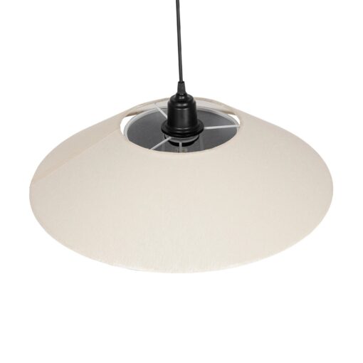GLOBOSTAR® STORM 203-0293 Μοντέρνο Κρεμαστό Φωτιστικό Οροφής με Ντουί 1 x E27 AC 220-240V IP20 – Μαύρο &  Λευκό – Μ50 x Π50 x Υ24cm