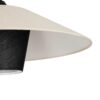 GLOBOSTAR® STORM 203-0293 Μοντέρνο Κρεμαστό Φωτιστικό Οροφής με Ντουί 1 x E27 AC 220-240V IP20 – Μαύρο &  Λευκό – Μ50 x Π50 x Υ24cm