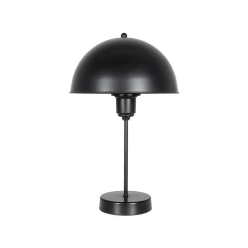 GLOBOSTAR® GAZETA 203-0296 Μοντέρνο Επιτραπέζιο Φωτιστικό Πορτατίφ με Ντουί 1 x E27 AC 220-240V IP20 – Μαύρο – Μ25 x Π25 x Υ39cm
