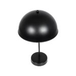 GLOBOSTAR® GAZETA 203-0296 Μοντέρνο Επιτραπέζιο Φωτιστικό Πορτατίφ με Ντουί 1 x E27 AC 220-240V IP20 – Μαύρο – Μ25 x Π25 x Υ39cm