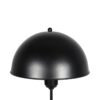 GLOBOSTAR® GAZETA 203-0296 Μοντέρνο Επιτραπέζιο Φωτιστικό Πορτατίφ με Ντουί 1 x E27 AC 220-240V IP20 – Μαύρο – Μ25 x Π25 x Υ39cm