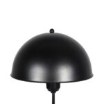GLOBOSTAR® GAZETA 203-0296 Μοντέρνο Επιτραπέζιο Φωτιστικό Πορτατίφ με Ντουί 1 x E27 AC 220-240V IP20 – Μαύρο – Μ25 x Π25 x Υ39cm