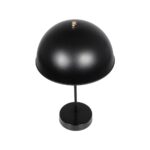 GLOBOSTAR® GAZETA 203-0298 Μοντέρνο Επιτραπέζιο Φωτιστικό Πορτατίφ με Ντουί 1 x E27 AC 220-240V IP20 – Μαύρο & Χρυσό – Μ25 x Π25 x Υ39cm