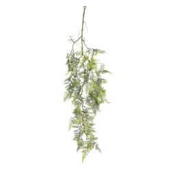 Alternative view of GloboStar® Artificial Garden FERN HANGING BRANCH 20413 Τεχνητό Διακοσμητικό Κρεμαστό Φυτό Φτέρη Υ89cm