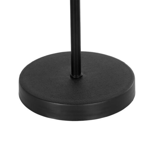 GLOBOSTAR® LARA 204-0196 Μοντέρνο Επιτραπέζιο Φωτιστικό Πορτατίφ με Ντουί 1 x E27 AC 220-240V IP20 – Μαύρο – Μ24 x Π24 x Υ36cm